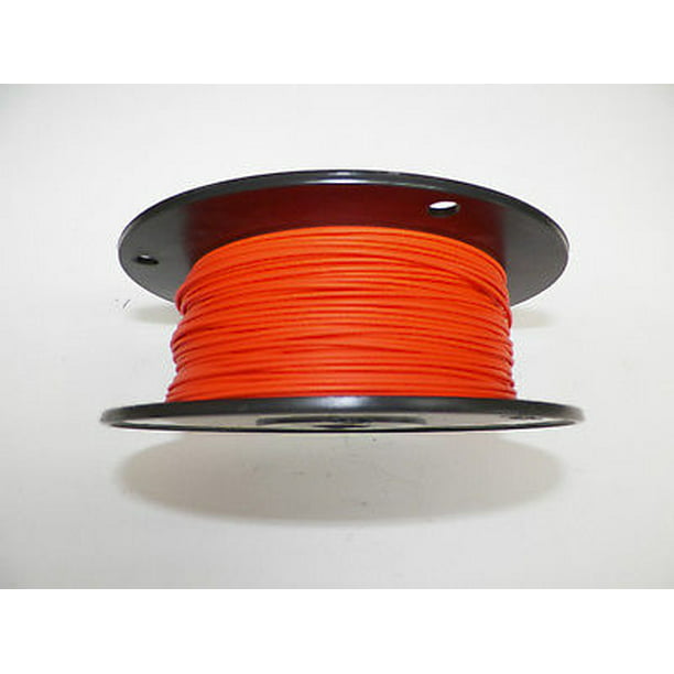 AUTOMOTIVE WIRE 12 AWG HIGH TEMP TXL STRANDED COPPER WIRE ORANGE 25 FT COIL USA 